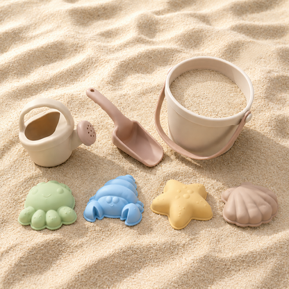Silicone Beach Sand Toy - Beige